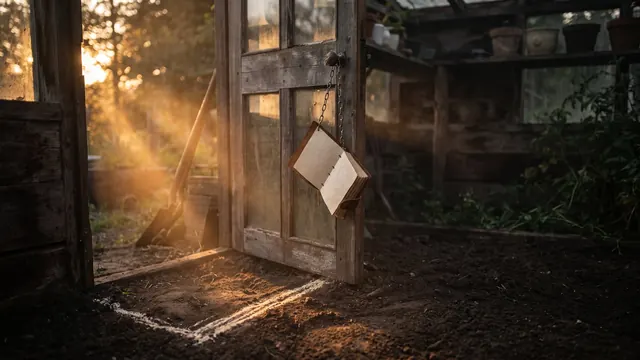AI Integration Services – What's Included – Caleb Schallert AI integration services — a garden gate with a boundary line scraped in the soil and a chained logbook on the latch — Caleb Schallert.