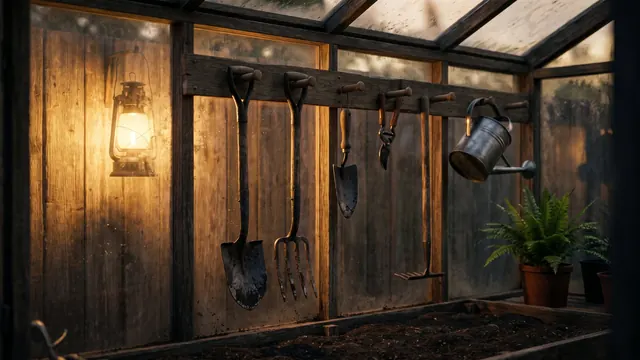 Custom CRM Development – How I Build Your CRM, Step By Step – Caleb Schallert Custom CRM development — six garden tools hung in order on a shed wall — Caleb Schallert.