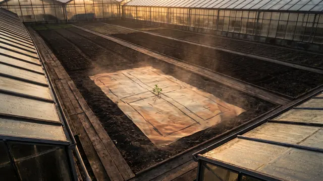GEO vs SEO – One Field, Two Harvests – Caleb Schallert GEO vs SEO — an aerial view of one planted field read two ways, two harvest patterns from the same ground — Caleb Schallert.