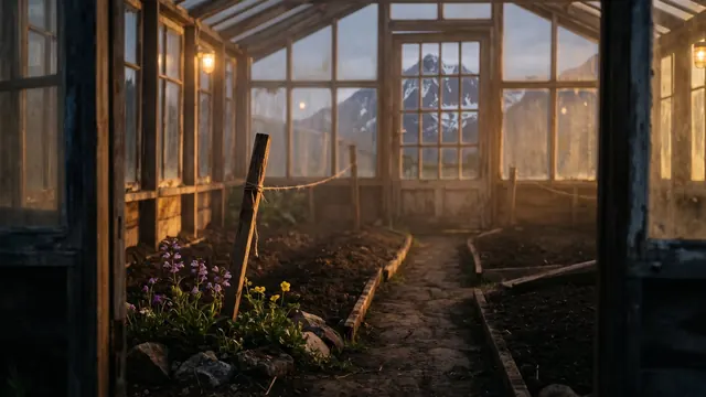 SEO Company Colorado – What I Would Do First For A Colorado Business – Caleb Schallert SEO company Colorado — a garden path forking into three rows, the nearest one staked and growing like Colorado's own alpine wildflower meadow — Caleb Schallert.
