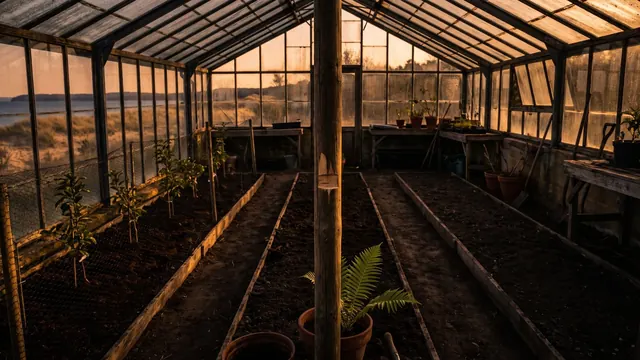 SEO Company Michigan – What I Would Do First For A Michigan Business – Caleb Schallert SEO company Michigan — three garden rows at one post, only the nearest notched, its soil like Michigan's own apple orchard on a dune shoreline — Caleb Schallert.