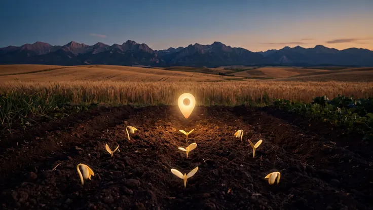 SEO Company Montana – Digital Marketing Agency Montana – Caleb Schallert SEO company Montana — wheat prairie rolling toward the jagged Rocky Mountain Front, big open sky, near Montana — Caleb Schallert.