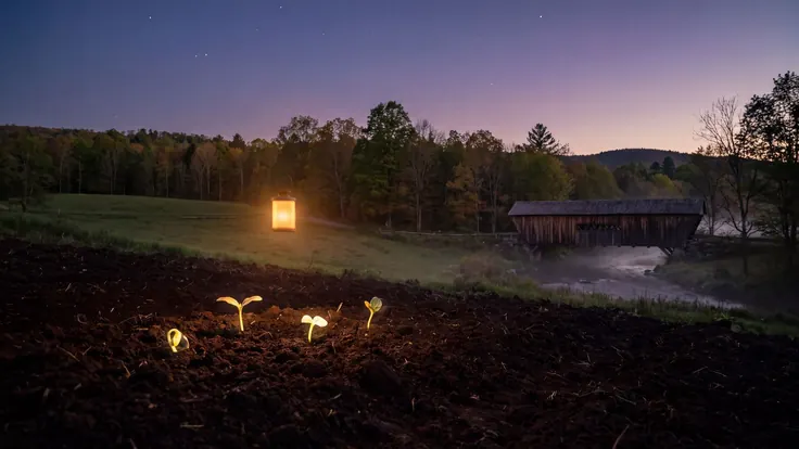 SEO Company Vermont – Digital Marketing Agency Vermont – Caleb Schallert SEO company Vermont — a sugar-maple sugarbush on a green-mountain dairy pasture, a covered bridge below, near Vermont — Caleb Schallert.