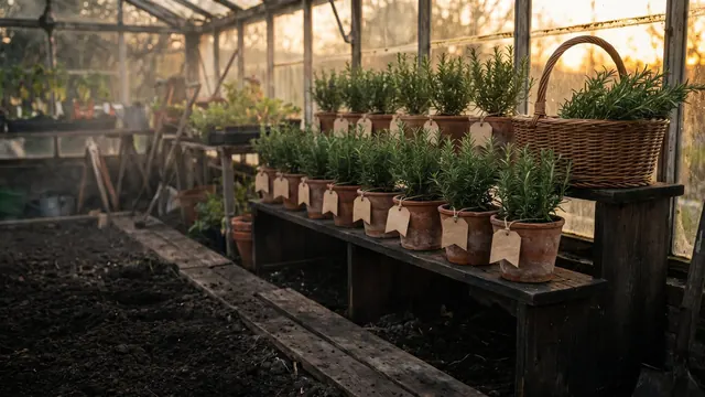 Social Media Management Services – What Social Media Management Services Actually Include – Caleb Schallert Social media management services — a dozen tagged herb pots on a tiered greenhouse shelf — Caleb Schallert.